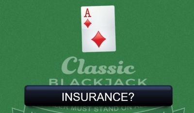 Insurance bet in blackjack odds